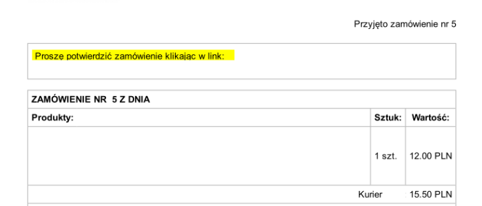 Czy stosowanie linku potwierdzającego w sklepie internetowym jest dopuszalne
