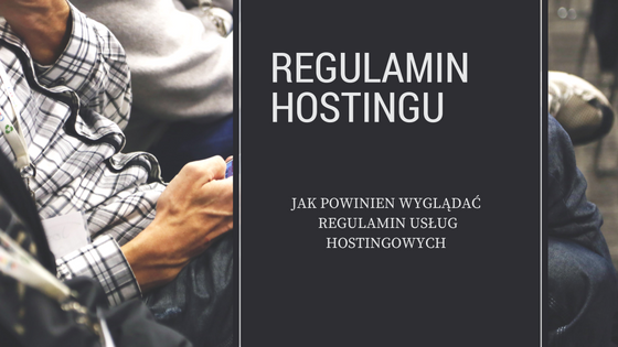 Regulamin świadczenia usług hostingowych (regulamin hostingu) regulamin hostingu